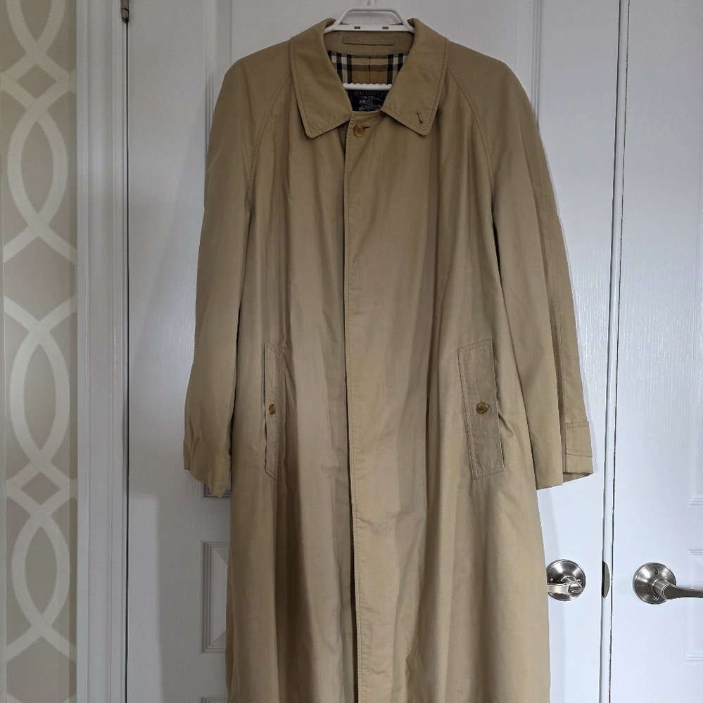 Burberry Vintage Tan Trench Coat